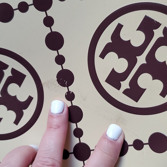 Tory Burch Monogram Leather Tote - Picture 15 of 15